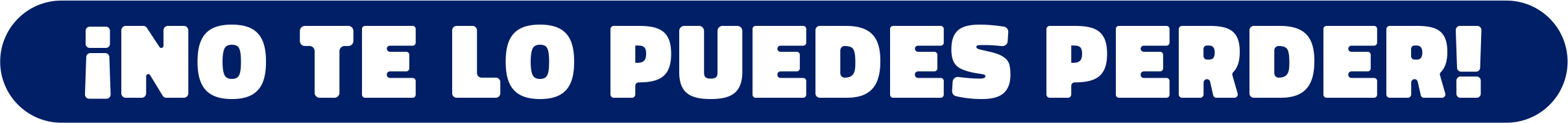 ¡No te lo puedes perder!